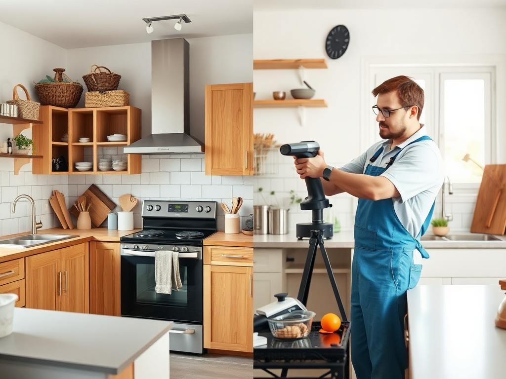 contractor helping with kitchen remodel